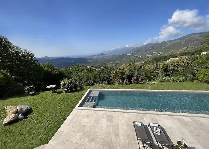 Villa Maison De Maitre Albitru - Domaine Romella - Piscine - Vue Golfe St-florent Vallecalle