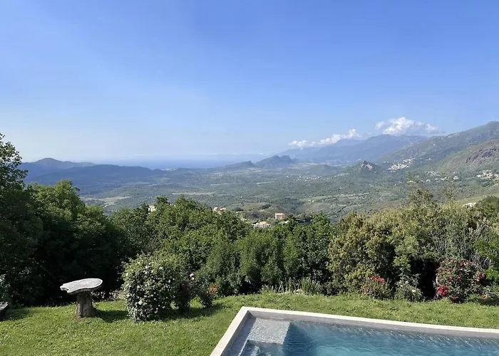 Maison De Maitre Albitru - Domaine Romella - Piscine - Vue Golfe St-florent * Vallecalle