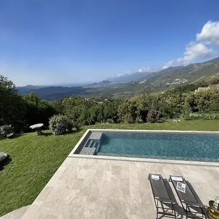 Villa Maison De Maitre Albitru - Domaine Romella - Piscine - Vue Golfe St-florent Vallecalle