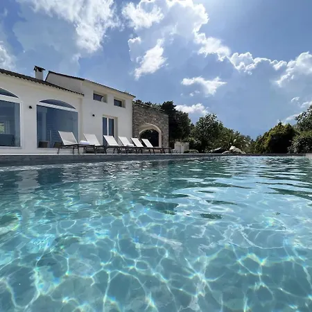 Maison De Maitre Albitru - Piscine - Vue Golfe St-florent *