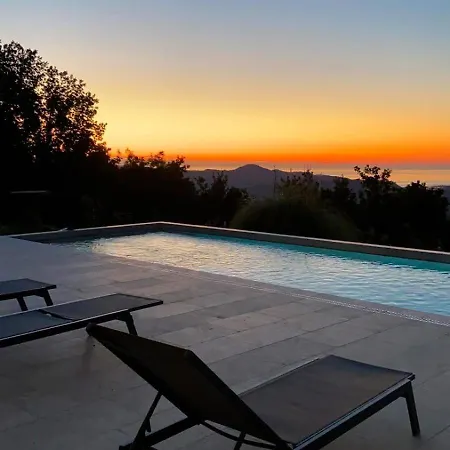 Villa Maison De Maitre Albitru - Domaine Romella - Piscine - Vue Golfe St-florent