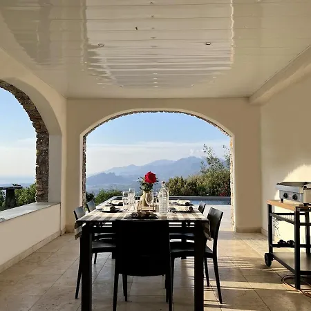 Maison De Maitre Albitru - Piscine - Vue Golfe St-florent *