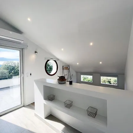 Maison De Maitre Albitru - Domaine Romella - Piscine - Vue Golfe St-florent