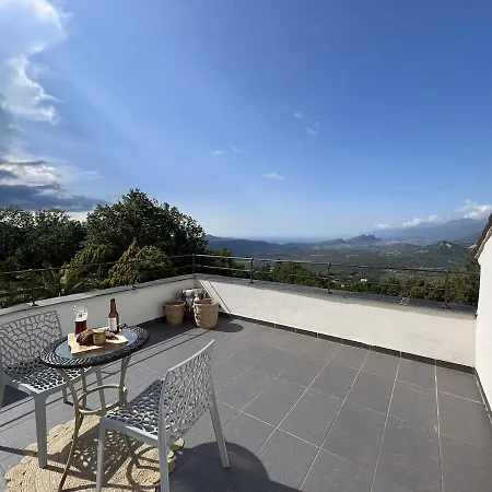 Maison De Maitre Albitru - Piscine - Vue Golfe St-florent Villa