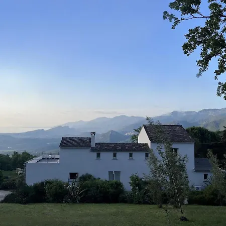 Maison De Maitre Albitru - Piscine - Vue Golfe St-florent *