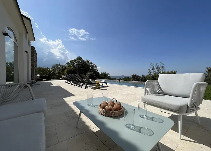 Maison De Maitre Albitru - Domaine Romella - Piscine - Vue Golfe St-florent * Vallecalle