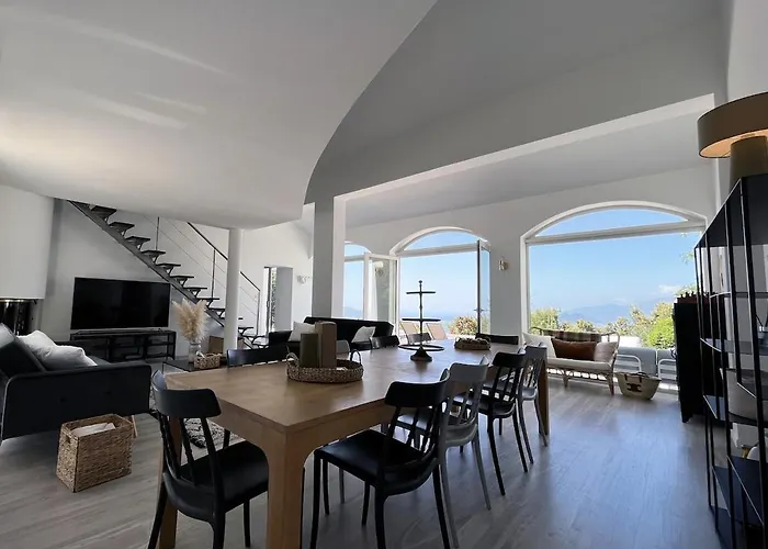 Maison De Maitre Albitru - Domaine Romella - Piscine - Vue Golfe St-florent