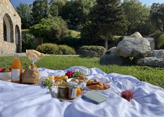 Maison De Maitre Albitru - Domaine Romella - Piscine - Vue Golfe St-florent 别墅