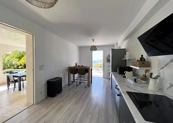 Maison De Maitre Albitru - Domaine Romella - Piscine - Vue Golfe St-florent 别墅 *