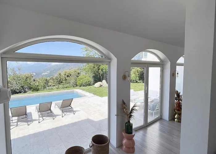 Maison De Maitre Albitru - Domaine Romella - Piscine - Vue Golfe St-florent Vallecalle