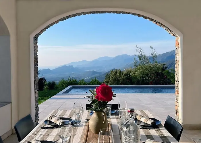 Maison De Maitre Albitru - Domaine Romella - Piscine - Vue Golfe St-florent * Vallecalle